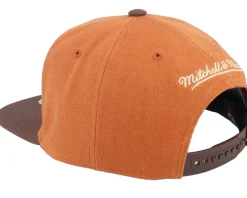Chicago Bulls Sweet Potato Pie Orange/Brown Snapback - Mitchell & Ness