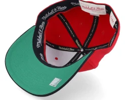 Chicago Bulls Team 2 Tone 2.0 Red/Black Flexfit - Mitchell & Ness