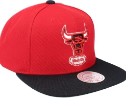 Chicago Bulls Team 2 Tone 2.0 Red/Black Snapback - Mitchell & Ness