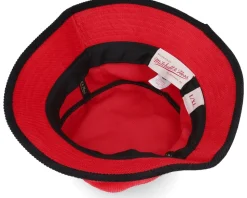 Chicago Bulls Team Cord Red Bucket - Mitchell & Ness