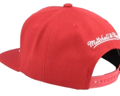 Chicago Bulls Team Ground 2.0 Red Snapback - Mitchell & Ness