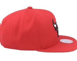 Chicago Bulls Team Ground 2.0 Red Snapback - Mitchell & Ness
