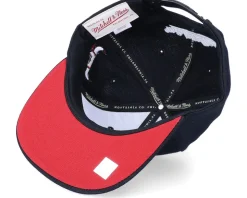 Chicago Bulls Team Script 2.0 Black Snapback - Mitchell & Ness