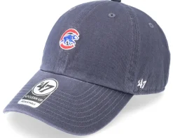 Chicago Cubs MLB Base Runner Clean Up Vintage Navy Dad Cap - 47 Brand