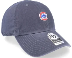 Chicago Cubs MLB Base Runner Clean Up Vintage Navy Dad Cap - 47 Brand