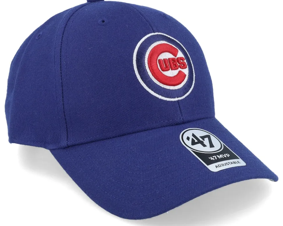 Chicago Cubs Mvp Dark Royal Adjustable - 47 Brand