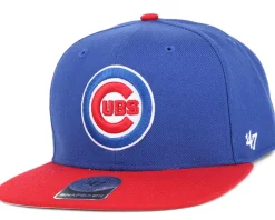 Chicago Cubs Sure Shot 2 Tone Blue/Red Snapback - 47 Brand