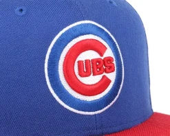 Chicago Cubs Sure Shot 2 Tone Blue/Red Snapback - 47 Brand