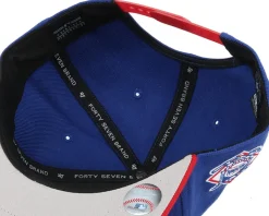 Chicago Cubs Sure Shot 2 Tone Blue/Red Snapback - 47 Brand