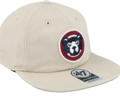 Chicago Cubs Wayback Captain Khaki Snapback - 47 Brand