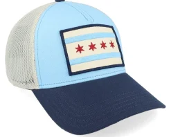 Chicago Valin Ivory/Navy Trucker - American Needle