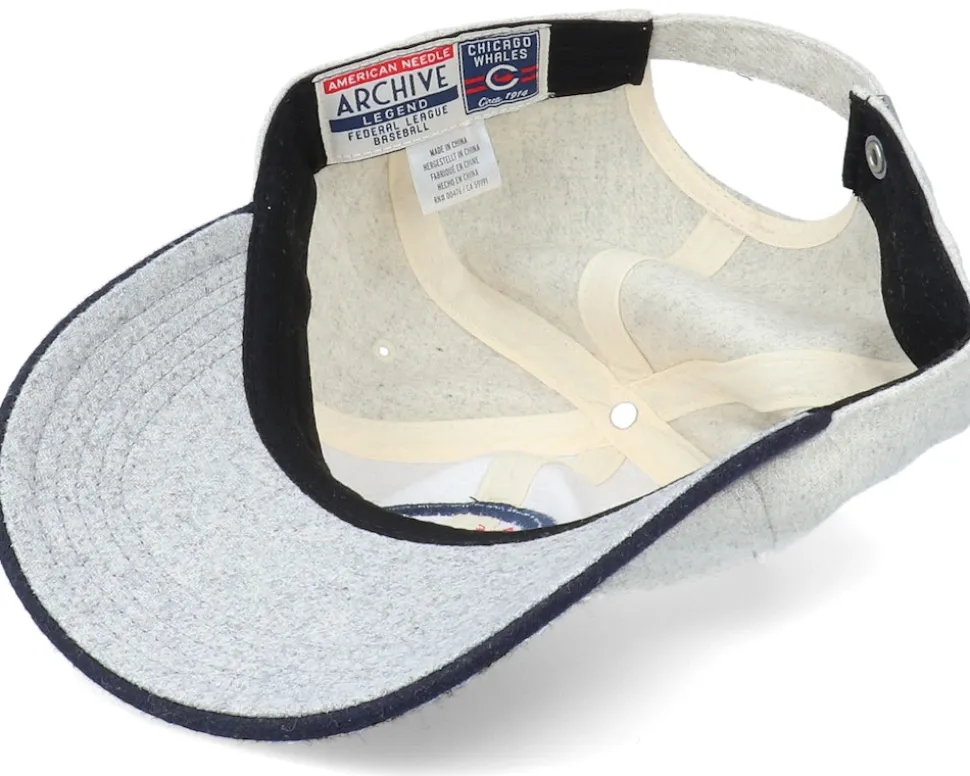 Chicago Whales Archive Legend Ivory & Navy Dad Cap - American Needle