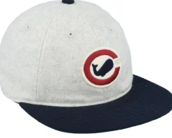 Chicago Whales Statesman Ivory/Navy Snapback - American Needle