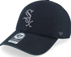 Chicago White Sox Clean Up Black Dad Cap - 47 Brand
