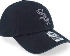 Chicago White Sox Clean Up Black Dad Cap - 47 Brand