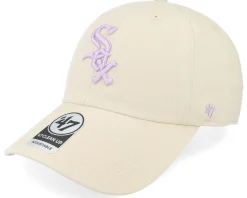 Chicago White Sox Double Under Clean Up Natural Dad Cap - 47 Brand