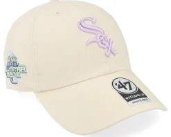 Chicago White Sox Double Under Clean Up Natural Dad Cap - 47 Brand