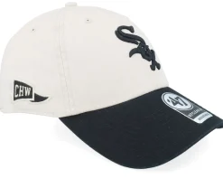 Chicago White Sox MLB Stand 47 Clean Up Bone/Black Dad Cap - 47 Brand