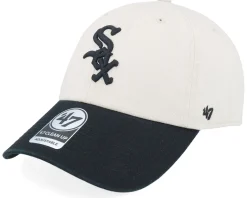 Chicago White Sox MLB Stand 47 Clean Up Bone/Black Dad Cap - 47 Brand