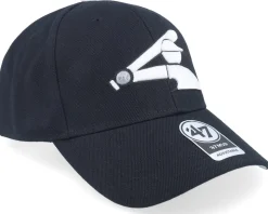 Chicago White Sox Mvp Black Adjustable - 47 Brand
