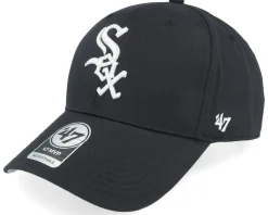 Chicago White Sox Raised Basic Mvp Black/White Adjustable - 47 Brand