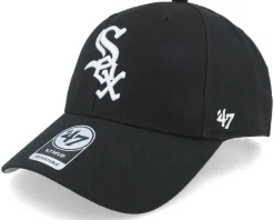 Chicago White Sox Sure Shot Mvp Black Adjustable - 47 Brand