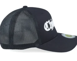 Chichago 3d Script Black A-frame Trucker - Lucid Smile