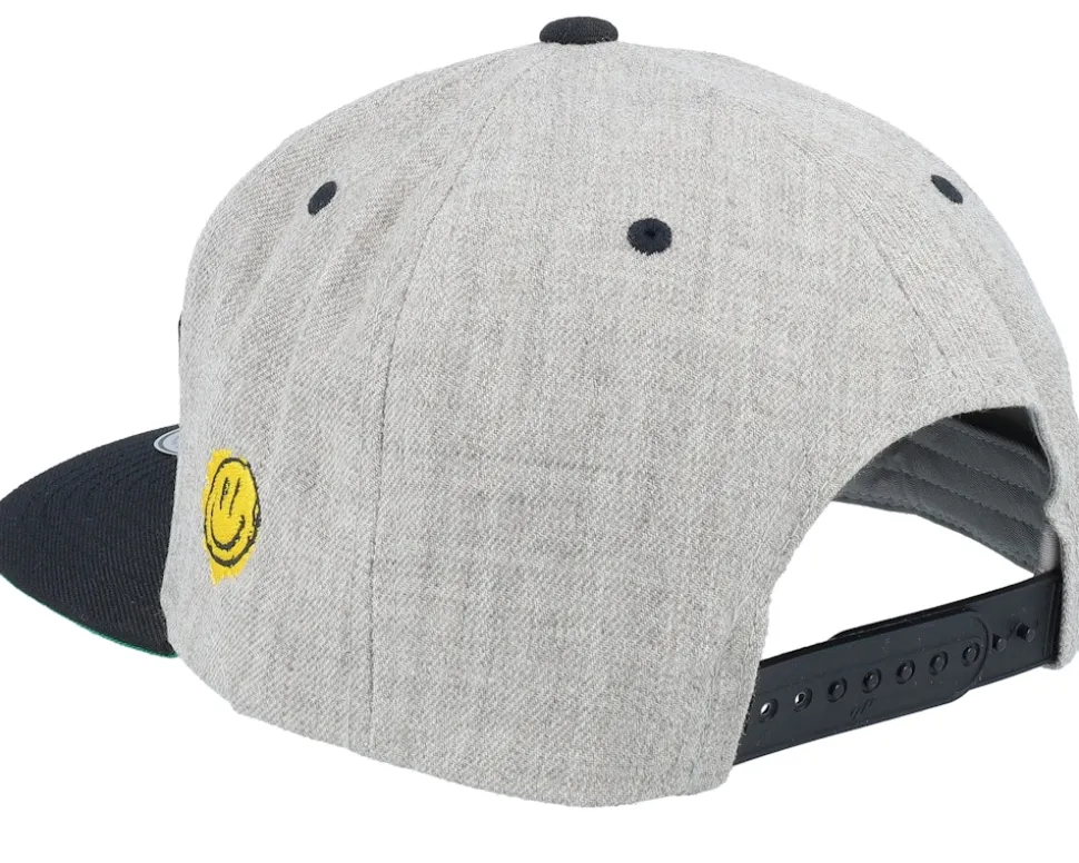 Chichago 3d Script Heather Grey/Black Snapback - Lucid Smile