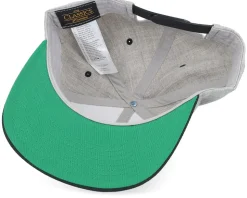 Chichago 3d Script Heather Grey/Black Snapback - Lucid Smile