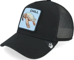 Chill Sea Turtle Black A-Frame Trucker - Goorin Bros.