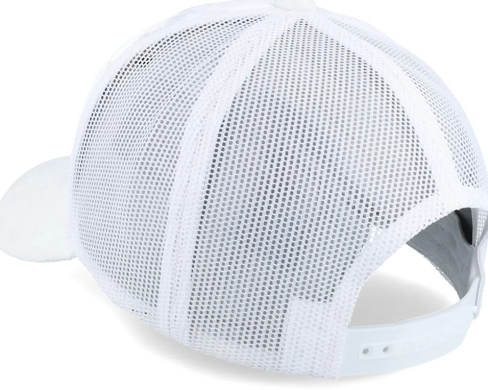 Chinese Dragon Gold Patch Velvet White A-frame Trucker - Calza Pennello