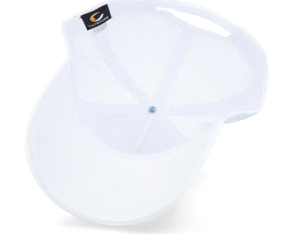 Chinese Dragon Gold Patch Velvet White A-frame Trucker - Calza Pennello