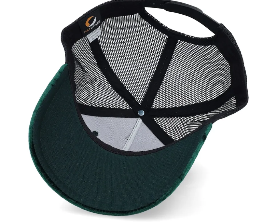 Chinese Dragon Gold Patch Velvet Green/Black - Calza Pennello