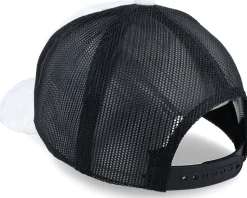 Chinese Dragon Silver Patch Velvet White/Black Trucker - Calza Pennello