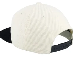 Chinese Dragon Silver Patch Ivory/Black Corduroy Snapback - Iconic