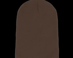Chocolate Long Blank Beanie - Beechfield
