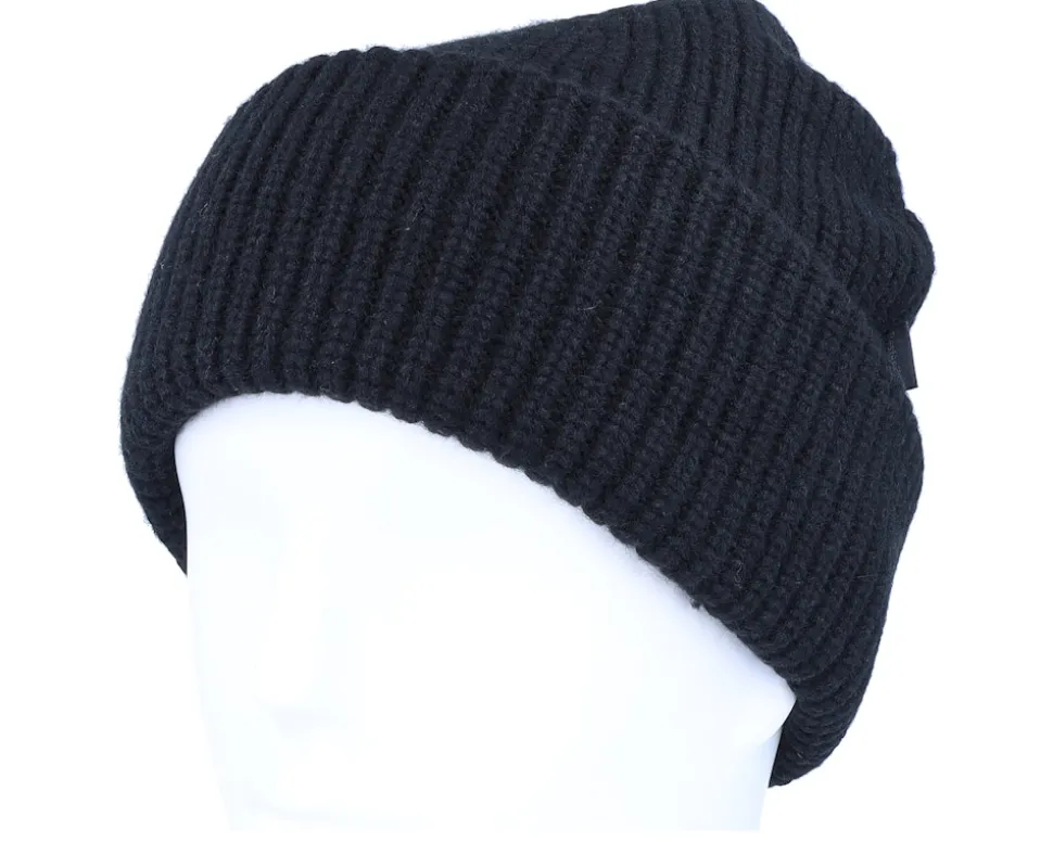 Chunky Beanie Black Cuff - Resteröds
