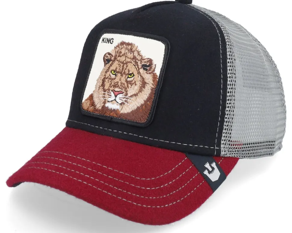 Circwool Of Life Core Black/Grey/Red Trucker - Goorin Bros.