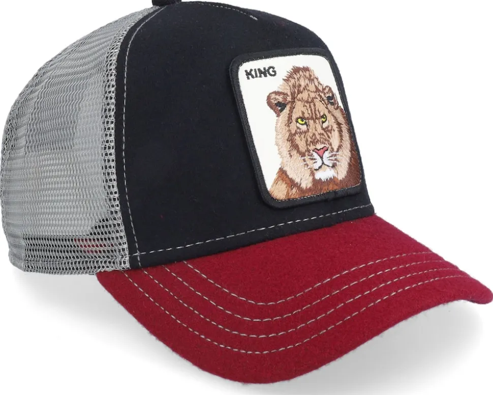 Circwool Of Life Core Black/Grey/Red Trucker - Goorin Bros.