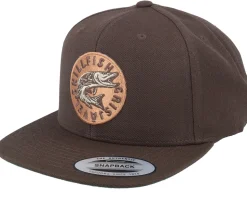 Cirkel Grisjävel Classic Dark Brown Snapback - Skillfish