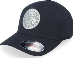 Cirkel Grisjävel Wooly Combed Black Flexfit - Skillfish