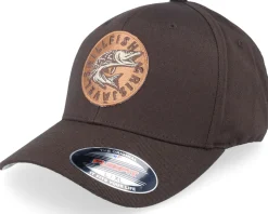 Cirkel Grisjävel Wooly Combed Brown Flexfit - Skillfish