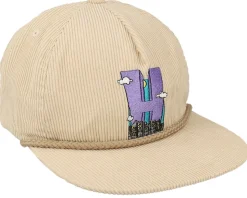 City H Corduroy Natural Snapback - HUF