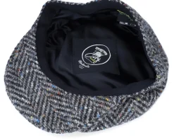 City Sport Sixpence Black/Grey Flat Cap - City Sport