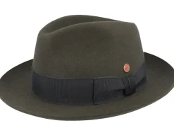 City Wool Stone Fedora - Mayser