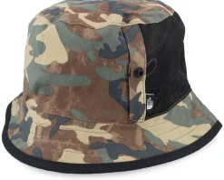Class V Reversible Camo Print/Black Bucket - The North Face