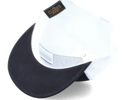 Classic Black/White A-Frame Trucker Snapback - Yupoong