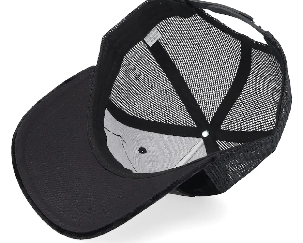 Classic Boxing Match Velvet Black A-Frame Trucker - Calza Pennello