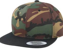 Classic Camo/Black Snapback - Yupoong