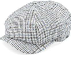 Classic Cap Light Blue Newsboy Flat Cap - Wigéns